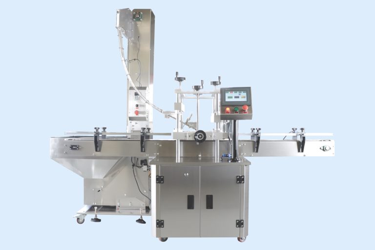 Metal container plastic cap press capping machine