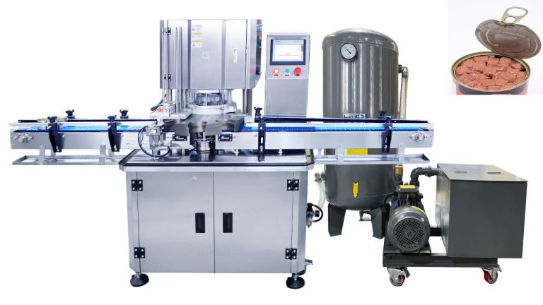 Vacuum Can Seaming Machine For Canned Meat