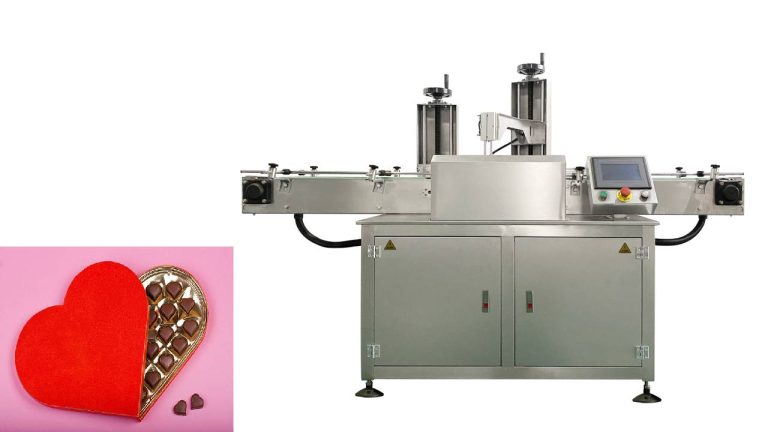 Biscuit chocolate box tin tape sealing machine