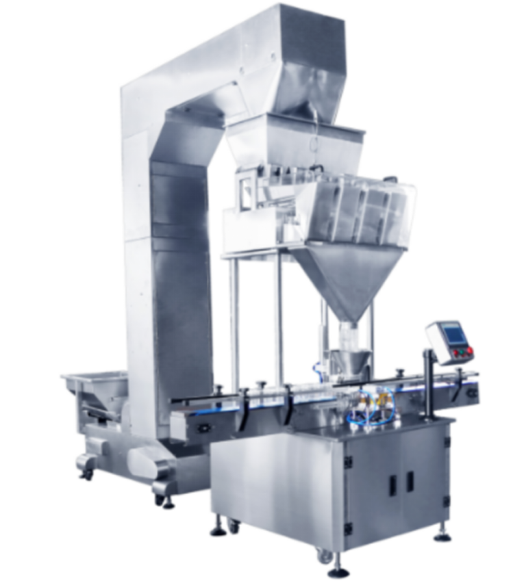 Small Particles Solid Filling Machine line for seeds rice cereals